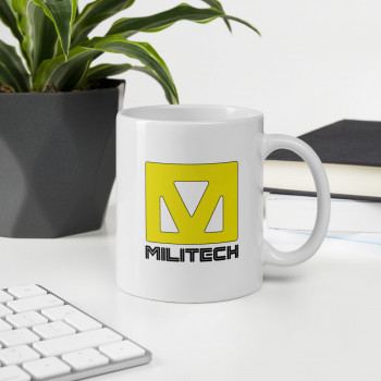 Military Technology - White glossy mug