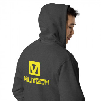 Military Technology - Unisex fleece zip up hoodie
